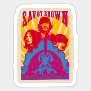 Savoy Brown Sticker